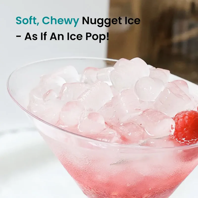 V2.0 Nugget Ice Maker, 38lbs/24hrs Countertop with Self-Cleaning