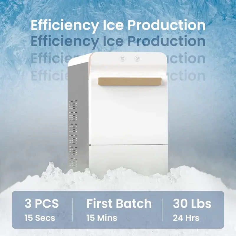 V2.0 Nugget Ice Maker, 38lbs/24hrs Countertop with Self-Cleaning