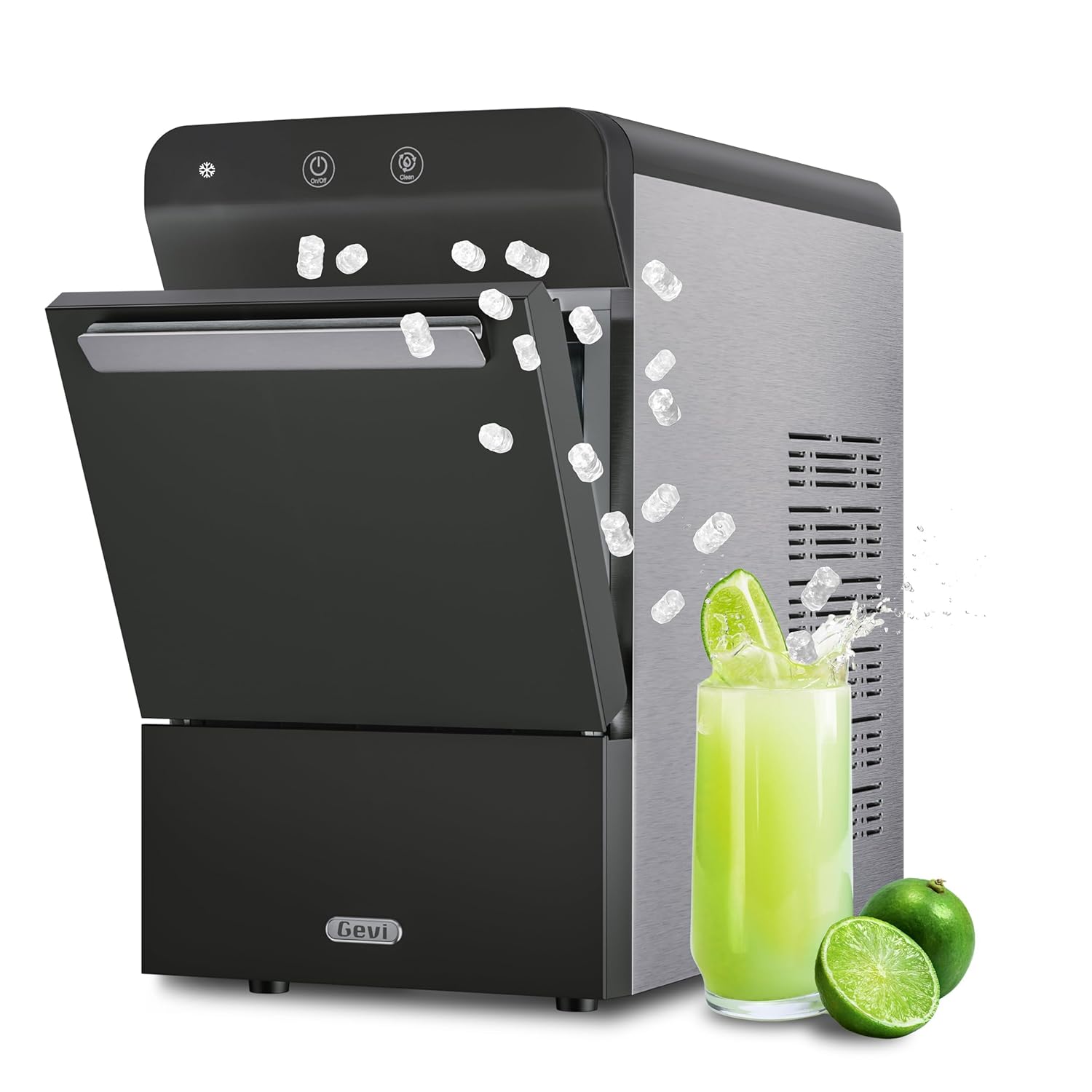 V2.0 Nugget Ice Maker, 38lbs/24hrs Countertop with Self-Cleaning