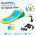 SplashJoy Inflatable Backyard Water Slide