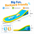 SplashJoy Inflatable Backyard Water Slide