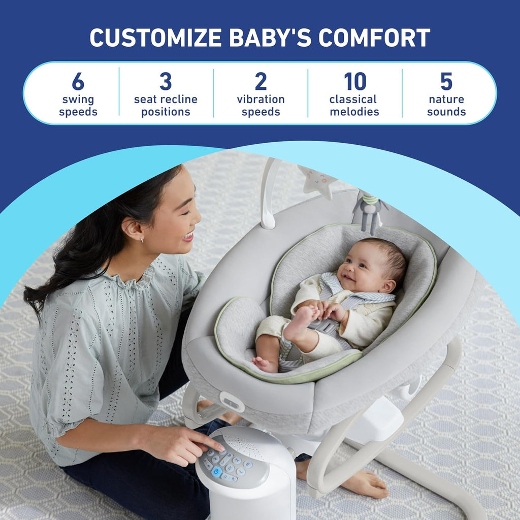 Versatile Baby Swing & Portable Rocker